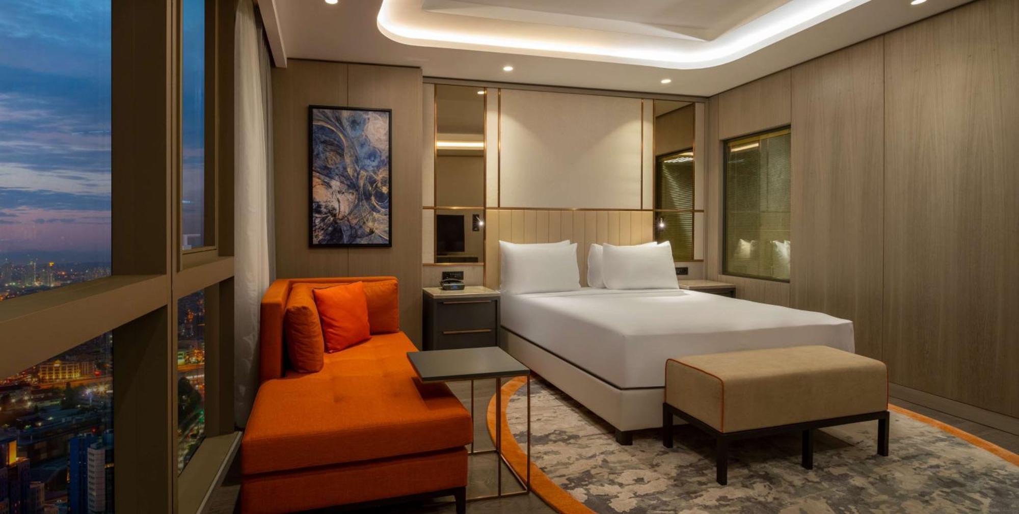 ฮิลตันมอลล์ออฟอิสตันบูล Hotel ภายนอก รูปภาพ A bedroom at the hotel